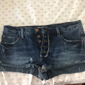 Free People Jean Shorts size 26
